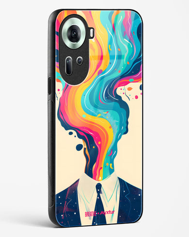 Colour Cascade [BREATHE] Glass Case Phone Cover (Oppo)