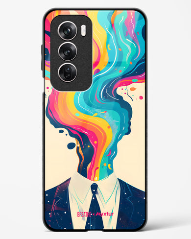 Colour Cascade [BREATHE] Glass Case Phone Cover (Oppo)