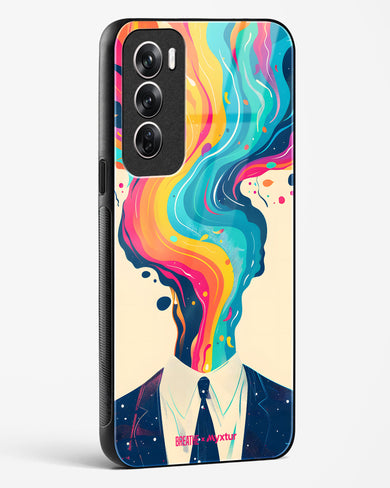 Colour Cascade [BREATHE] Glass Case Phone Cover (Oppo)