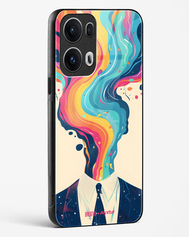 Colour Cascade [BREATHE] Glass Case Phone Cover (Oppo)