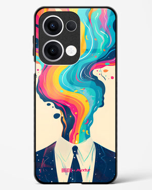 Colour Cascade [BREATHE] Glass Case Phone Cover (Oppo)