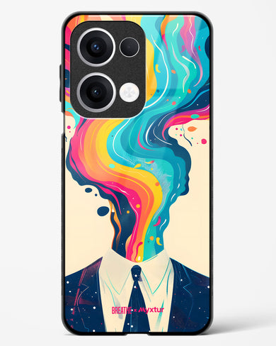 Colour Cascade [BREATHE] Glass Case Phone Cover (Oppo)