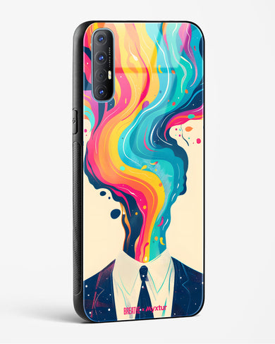 Colour Cascade [BREATHE] Glass Case Phone Cover (Oppo)