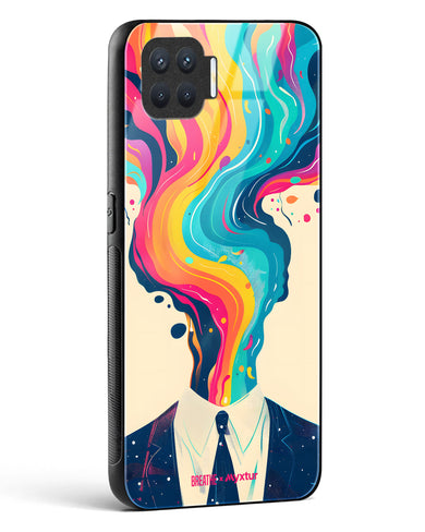 Colour Cascade [BREATHE] Glass Case Phone Cover (Oppo)