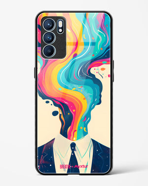 Colour Cascade [BREATHE] Glass Case Phone Cover (Oppo)