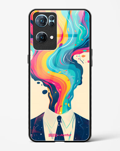 Colour Cascade [BREATHE] Glass Case Phone Cover (Oppo)
