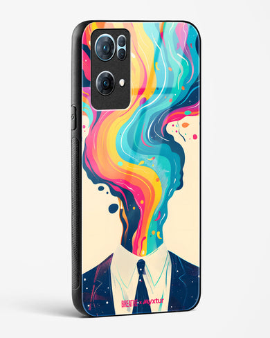 Colour Cascade [BREATHE] Glass Case Phone Cover (Oppo)