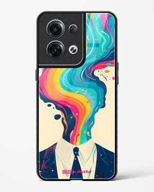 Colour Cascade [BREATHE] Glass Case Phone Cover (Oppo)