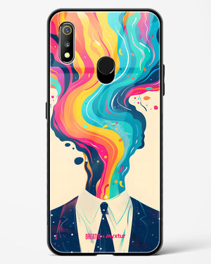 Colour Cascade [BREATHE] Glass Case Phone Cover-(Realme)