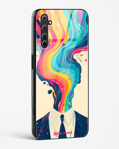 Colour Cascade [BREATHE] Glass Case Phone Cover-(Realme)
