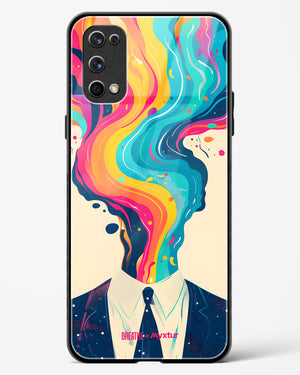 Colour Cascade [BREATHE] Glass Case Phone Cover-(Realme)