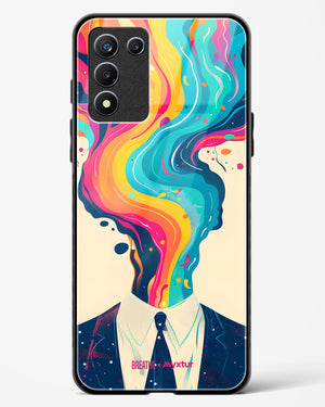 Colour Cascade [BREATHE] Glass Case Phone Cover (Realme)