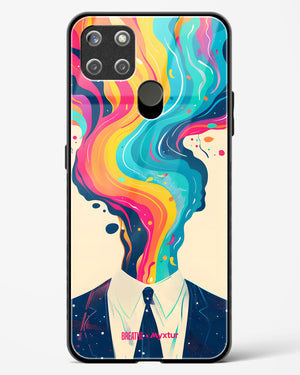 Colour Cascade [BREATHE] Glass Case Phone Cover (Realme)