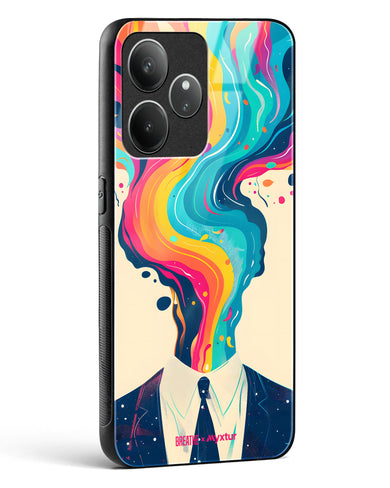 Colour Cascade [BREATHE] Glass Case Phone Cover (Realme)