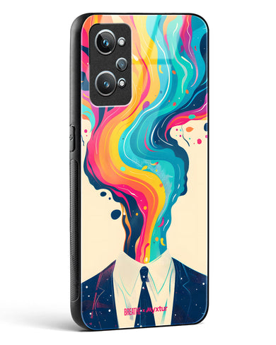 Colour Cascade [BREATHE] Glass Case Phone Cover (Realme)