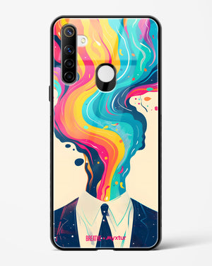 Colour Cascade [BREATHE] Glass Case Phone Cover-(Realme)