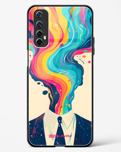 Colour Cascade [BREATHE] Glass Case Phone Cover-(Realme)