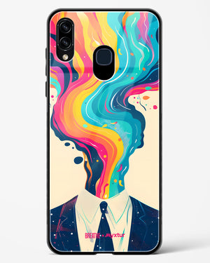 Colour Cascade [BREATHE] Glass Case Phone Cover-(Samsung)