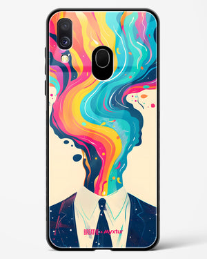 Colour Cascade [BREATHE] Glass Case Phone Cover-(Samsung)