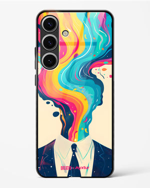 Colour Cascade [BREATHE] Glass Case Phone Cover-(Samsung)