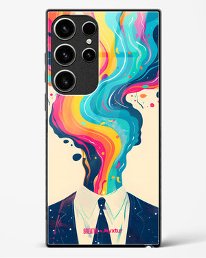 Colour Cascade [BREATHE] Glass Case Phone Cover-(Samsung)