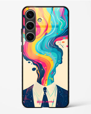 Colour Cascade [BREATHE] Glass Case Phone Cover-(Samsung)