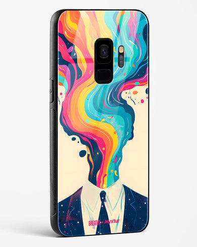 Colour Cascade [BREATHE] Glass Case Phone Cover-(Samsung)