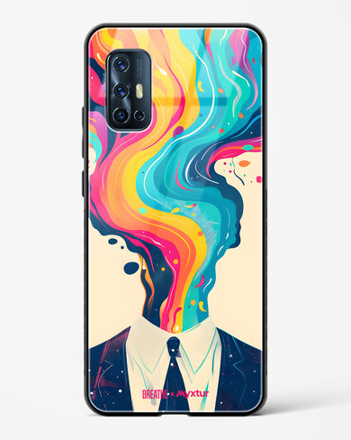 Colour Cascade [BREATHE] Glass Case Phone Cover-(Vivo)