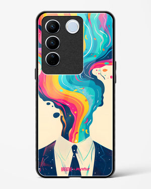 Colour Cascade [BREATHE] Glass Case Phone Cover-(Vivo)