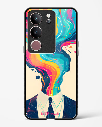 Colour Cascade [BREATHE] Glass Case Phone Cover-(Vivo)