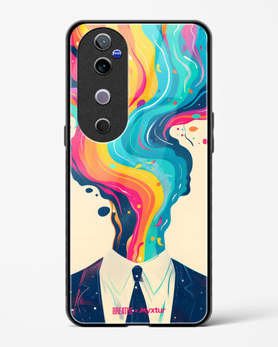 Colour Cascade [BREATHE] Glass Case Phone Cover (Vivo)