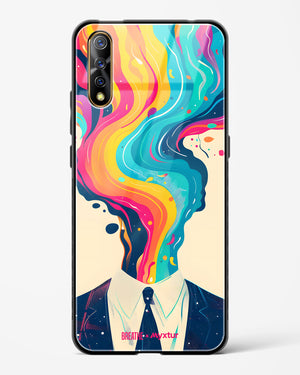 Colour Cascade [BREATHE] Glass Case Phone Cover-(Vivo)