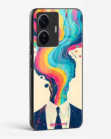 Colour Cascade [BREATHE] Glass Case Phone Cover-(Vivo)