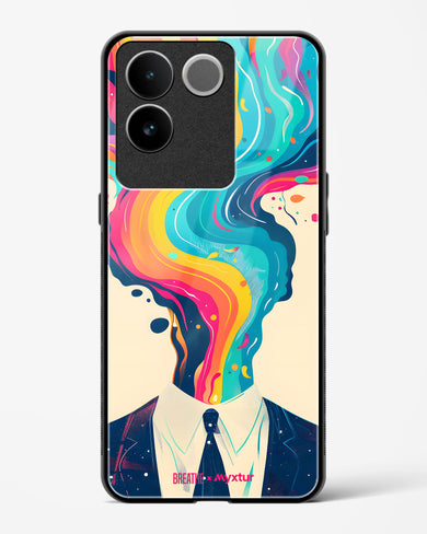 Colour Cascade [BREATHE] Glass Case Phone Cover-(Vivo)