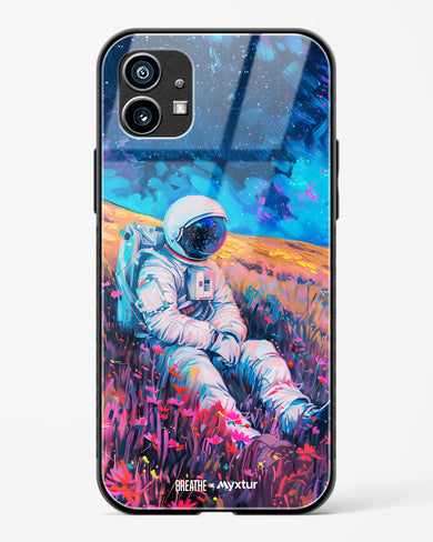 Galaxy Garden [BREATHE] Glass Case Phone Cover-(Nothing)