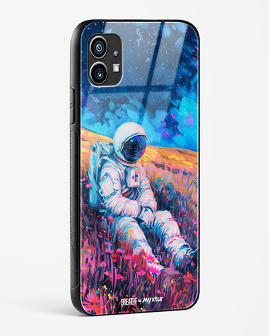 Galaxy Garden [BREATHE] Glass Case Phone Cover-(Nothing)