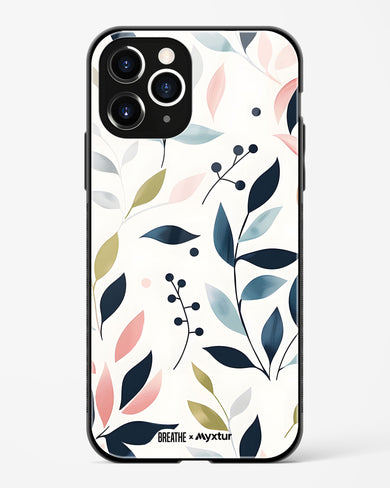 Gentle Greens [BREATHE] Glass Case Phone Cover (Apple)