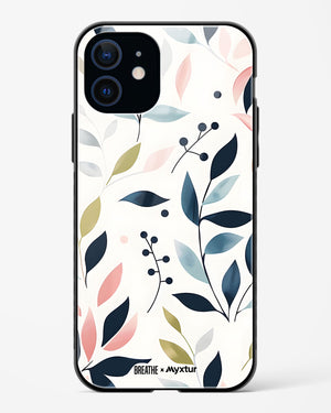 Gentle Greens [BREATHE] Glass Case Phone Cover-(Apple)