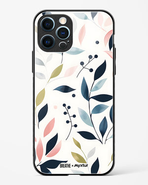 Gentle Greens [BREATHE] Glass Case Phone Cover (Apple)