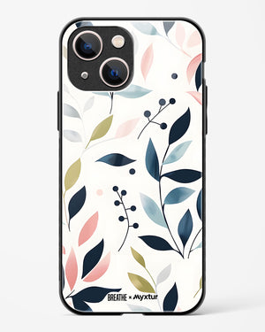 Gentle Greens [BREATHE] Glass Case Phone Cover (Apple)