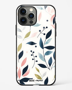 Gentle Greens [BREATHE] Glass Case Phone Cover (Apple)