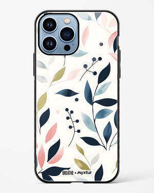 Gentle Greens [BREATHE] Glass Case Phone Cover (Apple)