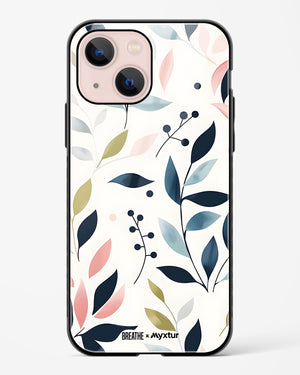 Gentle Greens [BREATHE] Glass Case Phone Cover (Apple)