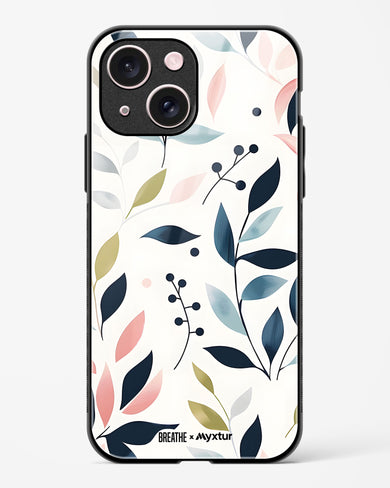 Gentle Greens [BREATHE] Glass Case Phone Cover (Apple)