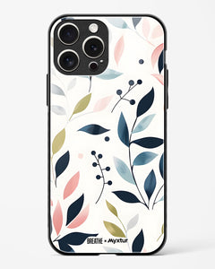 Gentle Greens [BREATHE] Glass Case Phone Cover (Apple)