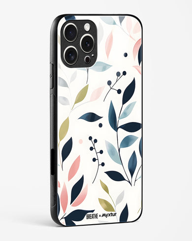 Gentle Greens [BREATHE] Glass Case Phone Cover (Apple)