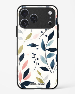 Gentle Greens [BREATHE] Glass Case Phone Cover (Apple)