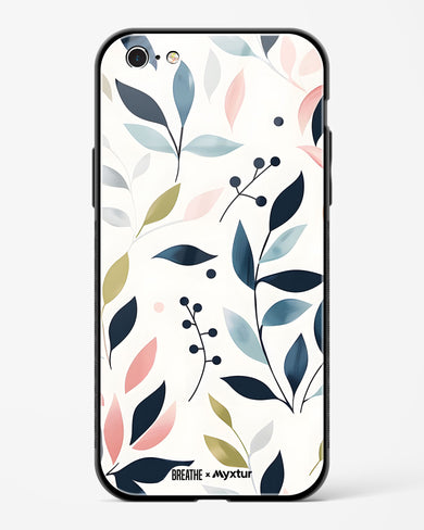 Gentle Greens [BREATHE] Glass Case Phone Cover-(Apple)