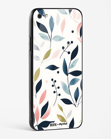 Gentle Greens [BREATHE] Glass Case Phone Cover (Apple)