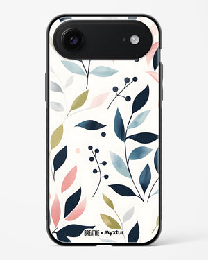 Gentle Greens [BREATHE] Glass Case Phone Cover (Apple)